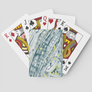 Jeu De Cartes Algues Sous Verre