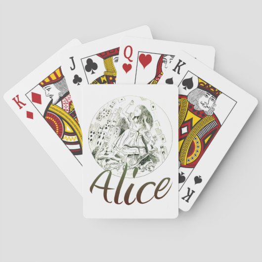 Jeu De Cartes Alice au pays des merveilles (dos)