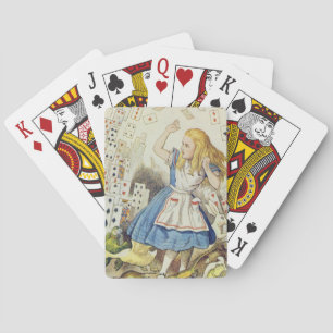 Jeu De Cartes Alice au pays des merveilles, la douche des cartes