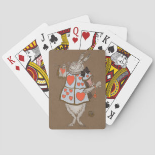 Jeu De Cartes Alice au Pays des Merveilles Lapin Blanc Héraut Vi