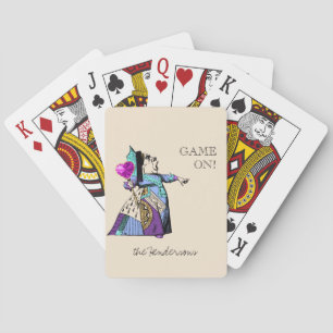 Jeu De Cartes Alice au pays des merveilles Reine Vintage des Coe