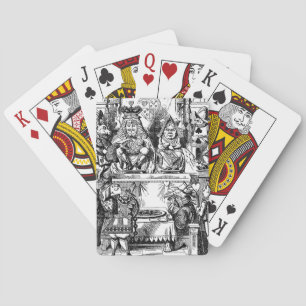 Jeu De Cartes Alice au pays des merveilles vintage, Procès de la