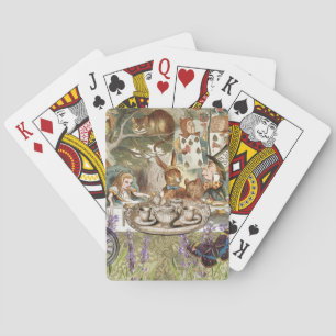 Jeu De Cartes Alice Aventures Classique Wonderland Thé Party