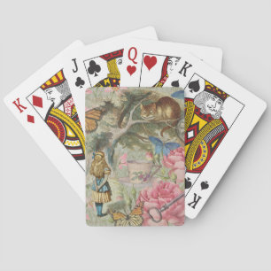 Jeu De Cartes Alice Cheshire Chat Wonderland Tree Garden