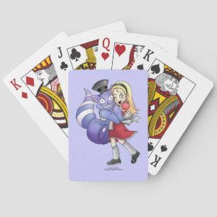 Jeu De Cartes Alice et les cartes de jeu Cheshire Cat