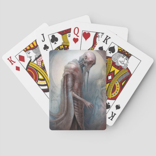 Jeu De Cartes Alien Créature Science Fiction (dos)