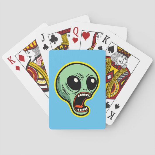 Jeu De Cartes Alien hurlant (dos)