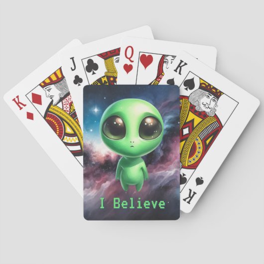 Jeu De Cartes Alien – Je crois   (dos)