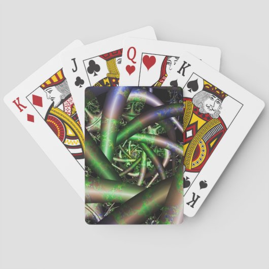 Jeu De Cartes Alien | Multicolor Fractal Art (dos)
