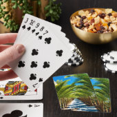 Jeu De Cartes Allée de palmiers (In Situ)