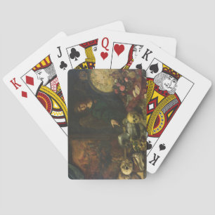 Jeu De Cartes Allégorie de Vanity, 1650-60 (huile sur toile)