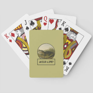 Jeu De Cartes Alligator Dark Khaki Classic Jouer des cartes