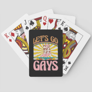 Jeu De Cartes Allons-y gays Fierté LGBTQ Boots de cowgirl lesbie