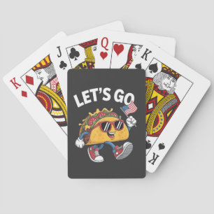 Jeu De Cartes Allons-y TACO Trump Fête de l'Indépendance Tacos