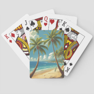 Jeu De Cartes Aloha Voyage Hawaïen De Style vintage De Hawaii