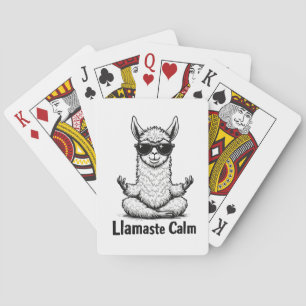Jeu De Cartes Alpaca Séjour Calme Llamaste Lama Yoga Amusant