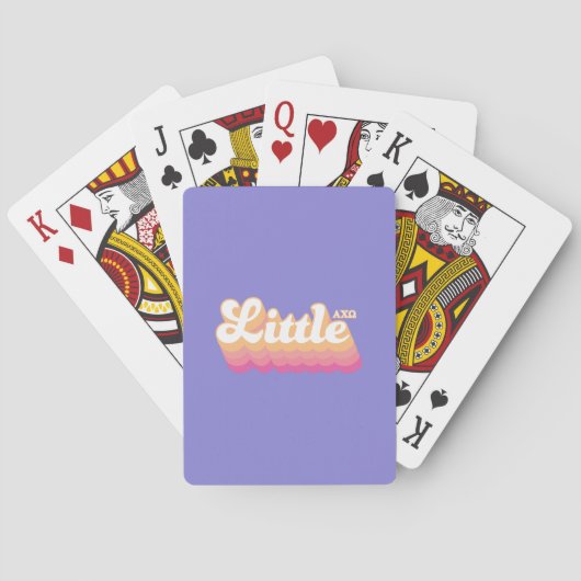 Jeu De Cartes Alpha Chi Omega | Petite (dos)