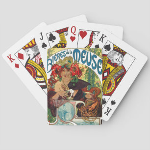 Jeu De Cartes Alphonse Mucha Bieres De La Meuse