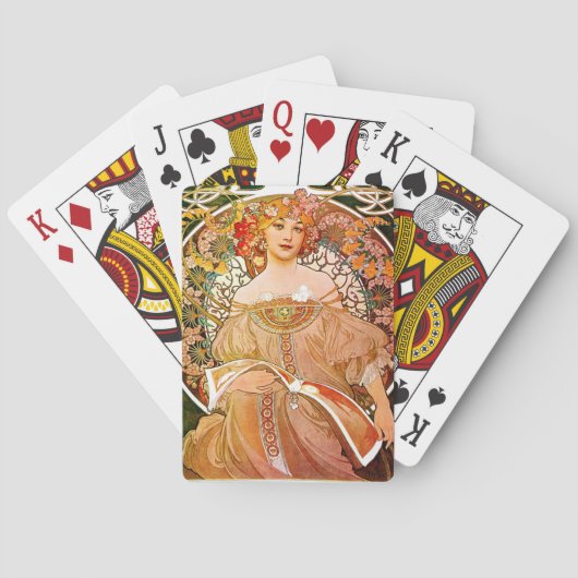 Jeu De Cartes Alphonse Mucha Dreaming (dos)