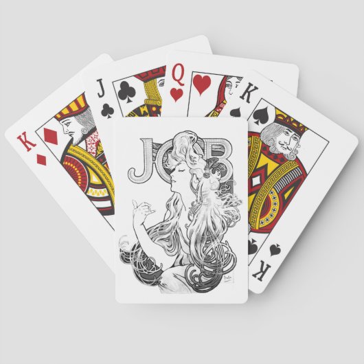 Jeu De Cartes Alphonse Mucha JOB ISOGS (dos)