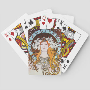 Jeu De Cartes Alphonse Mucha Sarah Bernhardt Vintage Art Nouveau