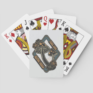 Jeu De Cartes Amanita Muscaria Mushroom Botanical Cottagecore 