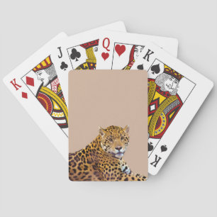 Jeu De Cartes Amateur de gros chat Jaguar tacheté #Cadeau