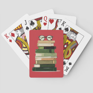 Jeu De Cartes Amateur de livres rétro