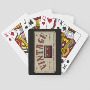 Jeu De Cartes Amateur de musique Édition limitée Bande Cassette