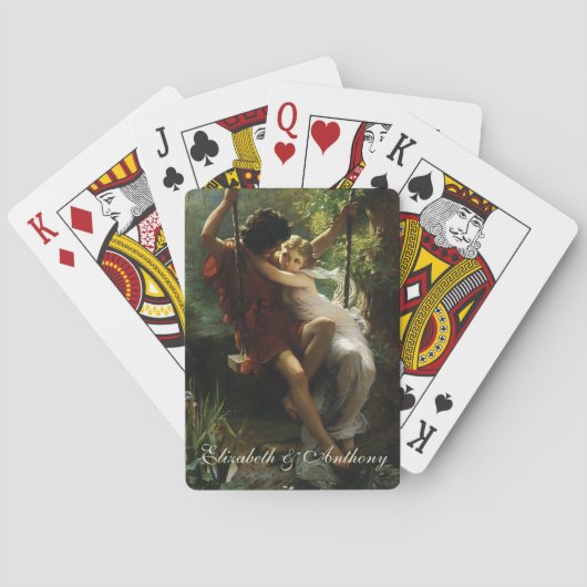 Jeu De Cartes Amateurs en Swing. Printemps par Pierre Auguste Co (dos)