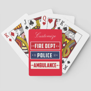 Jeu De Cartes Ambulance de police des incendies Thunder_Cove