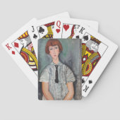 Jeu De Cartes Amedeo Modigliani - Jeune fille dans une blouse ra (dos)