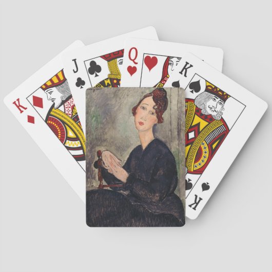 Jeu De Cartes Amedeo Modigliani - Portrait de Dedie Hayden (dos)