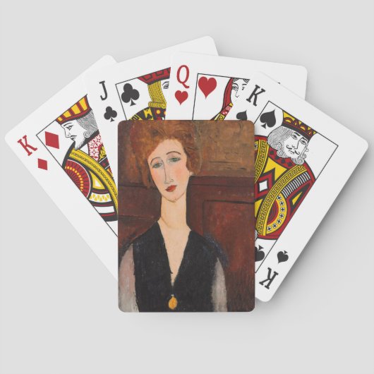 Jeu De Cartes Amedeo Modigliani - Portrait d'une femme (dos)