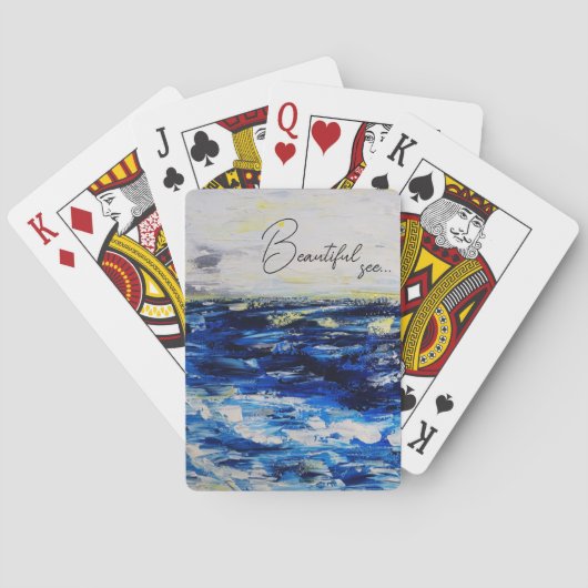 Jeu De Cartes Amer ouverte Beautiful see (dos)
