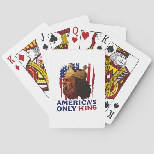 Jeu De Cartes America’s Only King (dos)