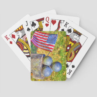 Jeu De Cartes American Civil War Cannon Balls Art