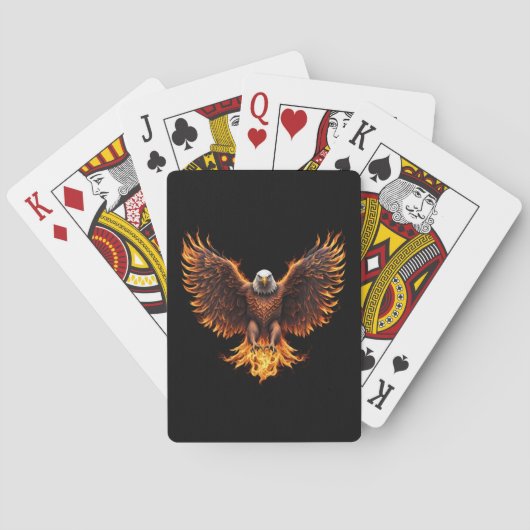 Jeu De Cartes American Fire Bird (dos)