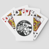 Jeu De Cartes American Firefighter Hero Gras Noir Et Blanc (dos)