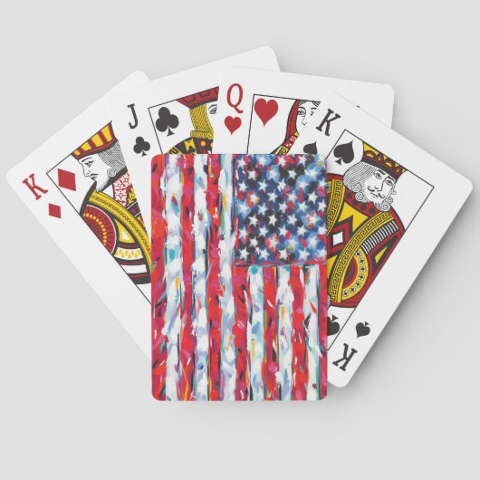 Jeu De Cartes American Flag (dos)