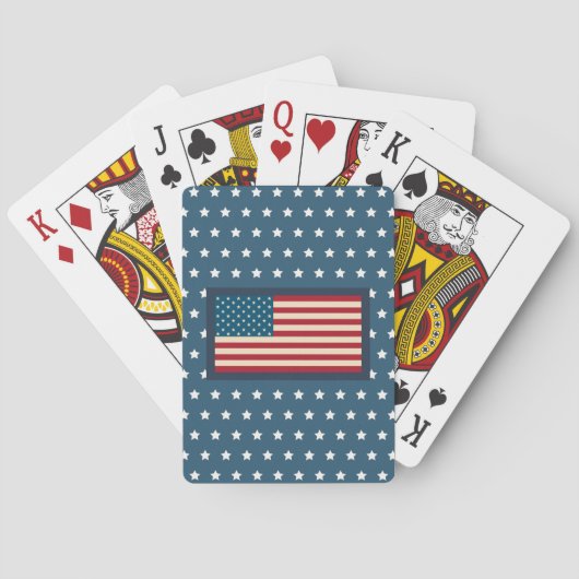 Jeu De Cartes American Flag Jouer des cartes cadeau (dos)