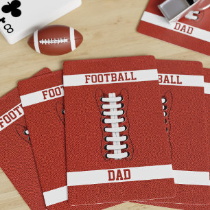 Jeu De Cartes American Football Papa Monogramme Jouer Des Cartes