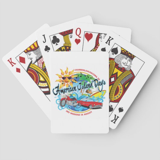 Jeu De Cartes American Island Days 2022 Playing Cards (dos)