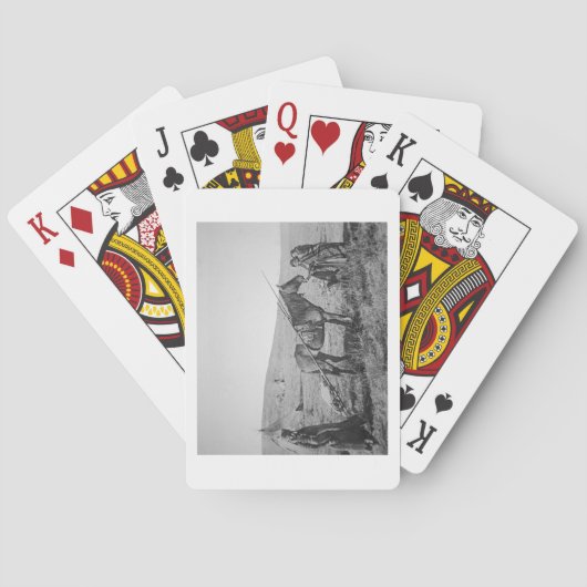 Jeu De Cartes Amérindiens Cris de l'Ouest canadien, c.1 (dos)