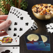 Jeu De Cartes Amérindiens Haida Orca et Moon Art (In Situ)