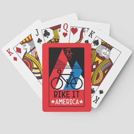 Jeu De Cartes Amérique cycliste (dos)