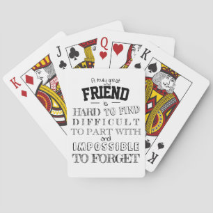 Jeu De Cartes Ami Appréciation Merci Cadeau de  bff