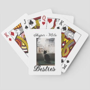 Jeu De Cartes amis animaux meilleurs amis ajouter nom photo anim