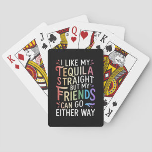Jeu De Cartes Amis droits de la téquila vont de l'une ou l'autre