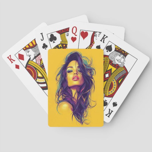 Jeu De Cartes AMITA | Infinite Bloom | Neon Reverie (dos)